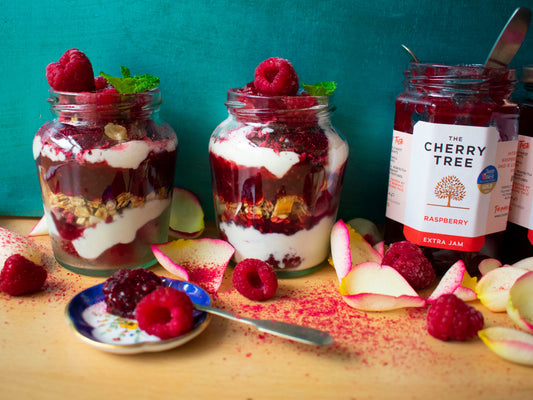 Double Raspberry Parfait Pots Recipe