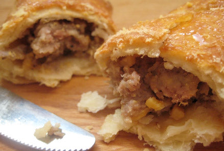 Farmhouse Garlic Sausage Rolls Recipe