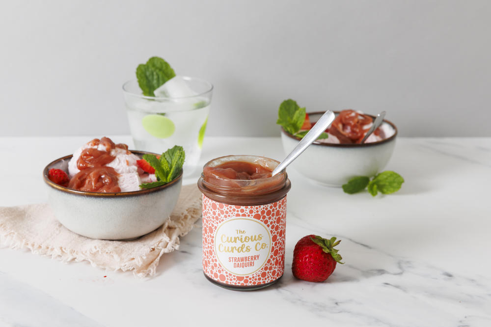 Strawberry Daiquiri Curd