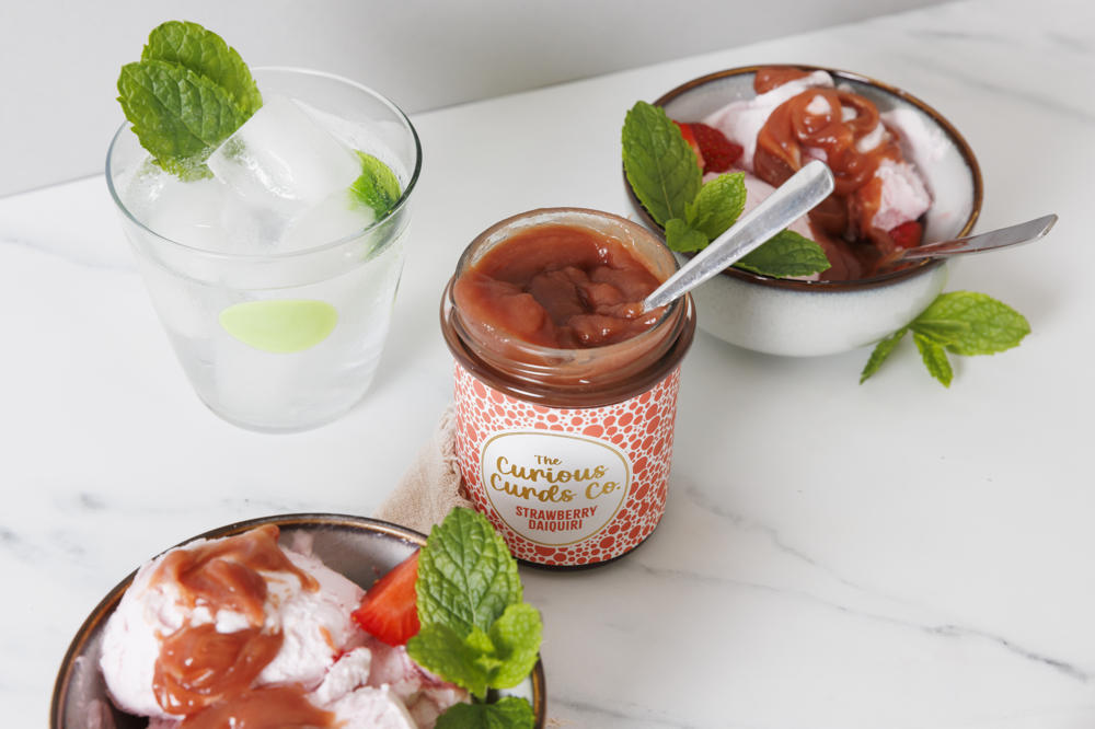 Strawberry Daiquiri Curd